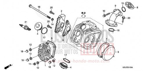 CYLINDER HEAD COVER CRF50FA de 2010